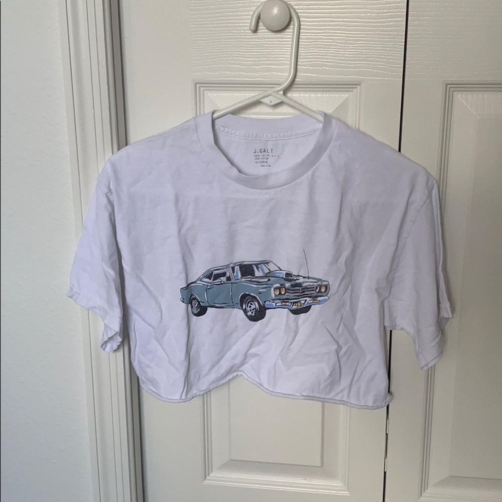 Brandy Melville Vintage Racecar Crop Top